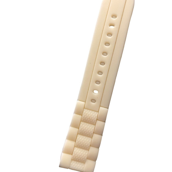 Men's Silicone Band Dressy Casual Hip Hop Fashion Watch Stainless Steel - Picture 6 of 7